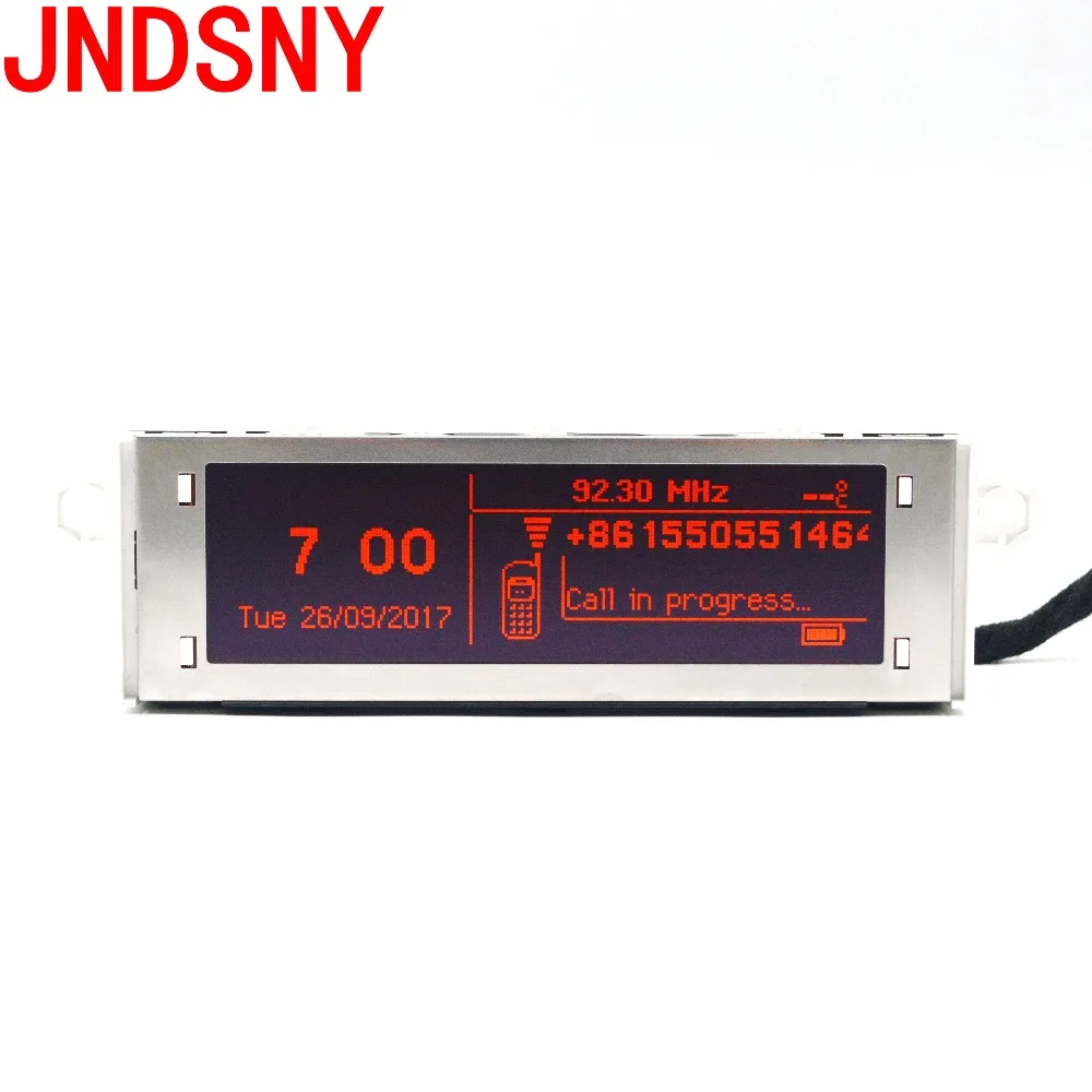 JNDSNY красный экран с поддержкой USB и Bluetooth монитор 12 контактный для Peugeot 307 207 408 citroen