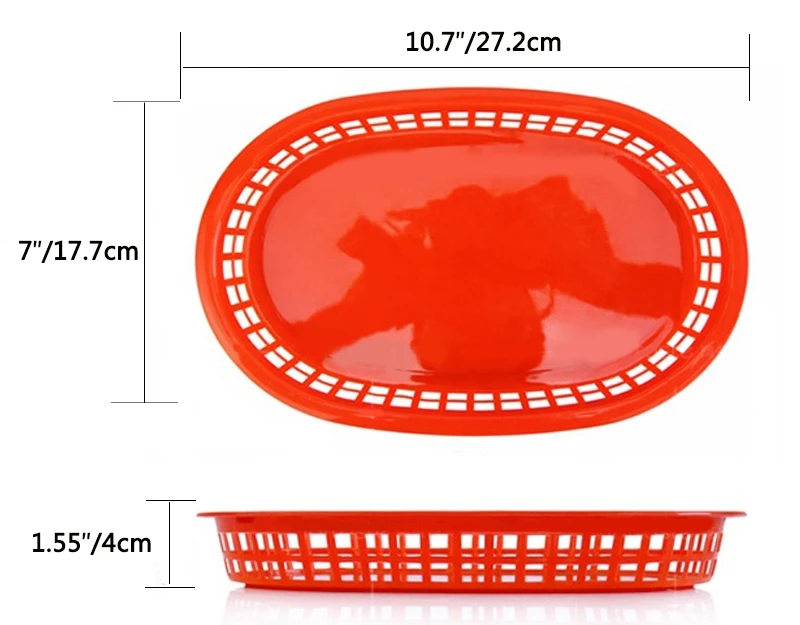 Plastic Fast Food Tray  -details