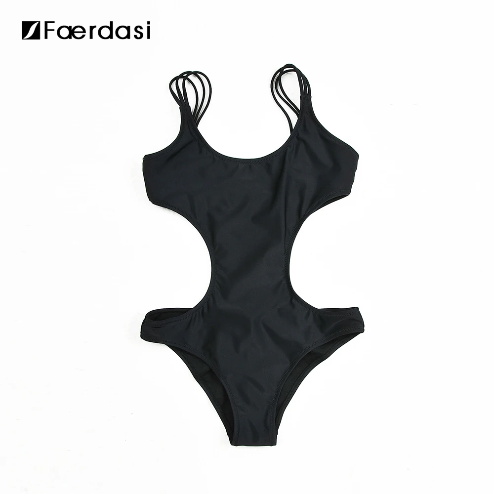 2017 Summer Beach Sexy One Piece Swimsuit Backless For Women Swimwear