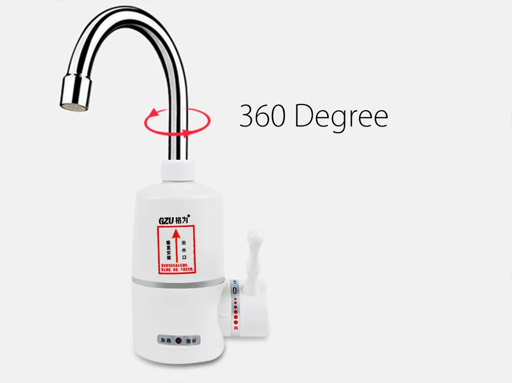 GZU ZM - C1 Instant Electric Hot Water Heater Faucet Kitchen Heating Tap