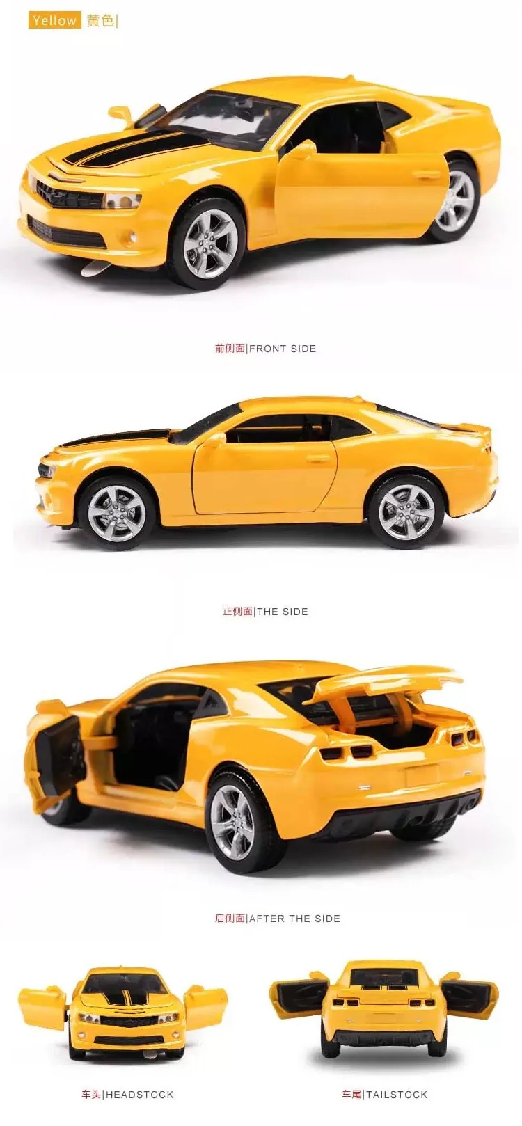 Model Car Sizes Chart