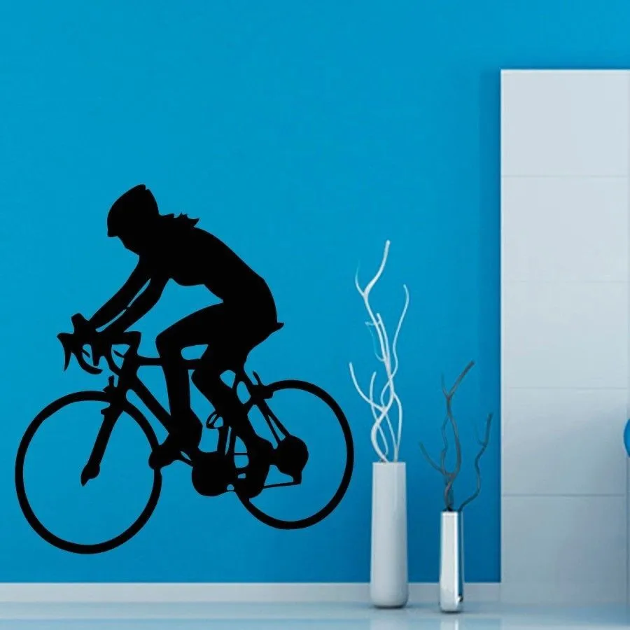 Cycling Bicycle Bike Removable Wall Sticker Decal Posters Vinyl Art