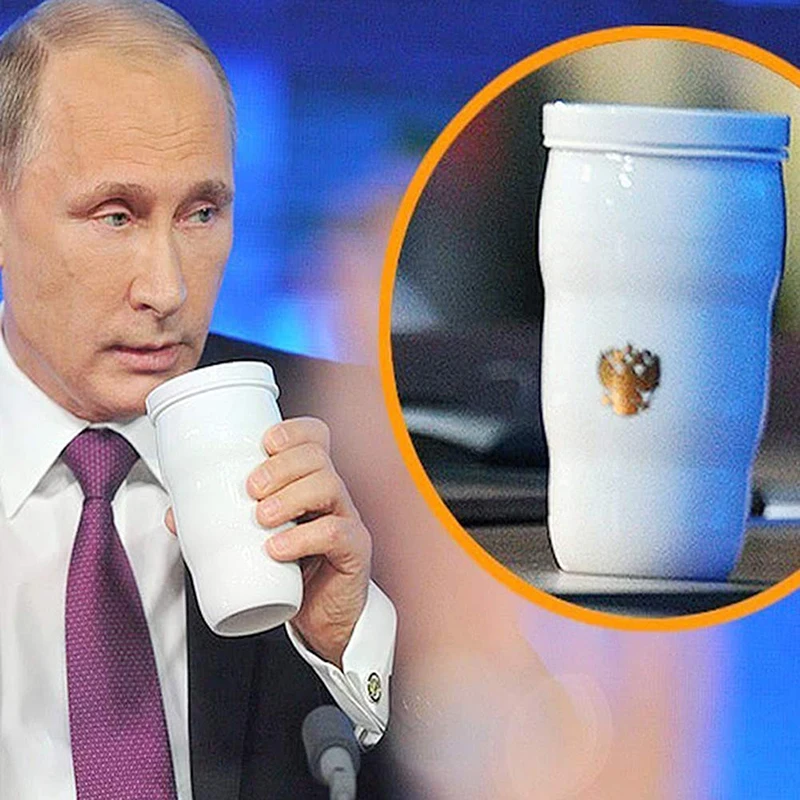 Hot Sale Putin's Thermal Cup Putin Same Mug Putin G20 Toasted Insulated Cups Ceramic Thermos for Home Office