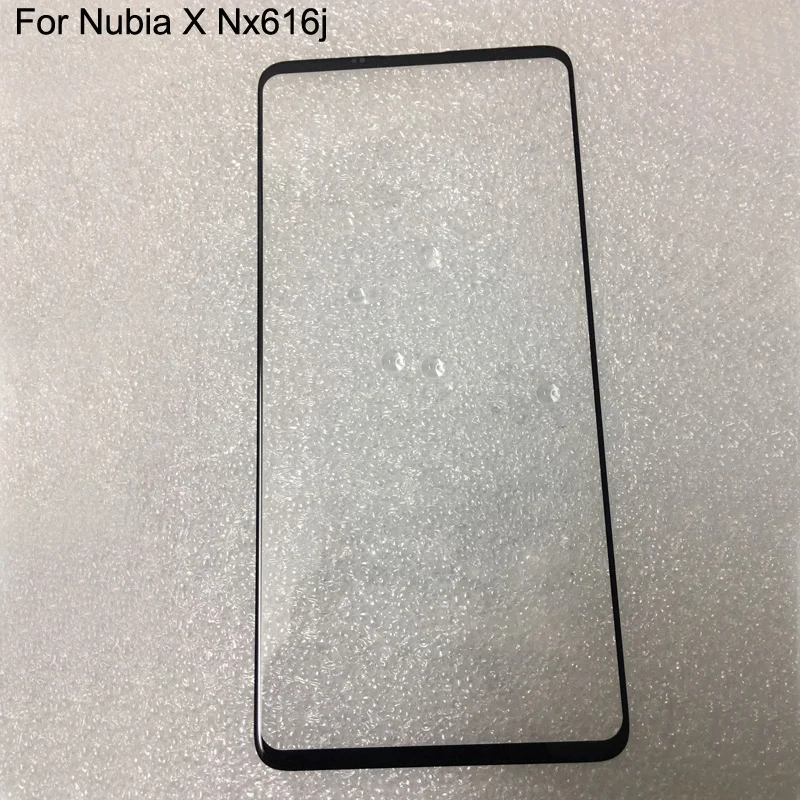 Для ZTE Nubia X Nx616j передняя внешняя стеклянная линза Ремонт сенсорного экрана