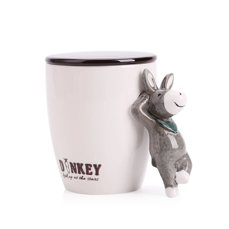 Кофе чашку питьевой Mark чай с молоком сок лимона кружка Кофе чашки Офис Drinkware уникальный подарок белка енотовидная собака лиса