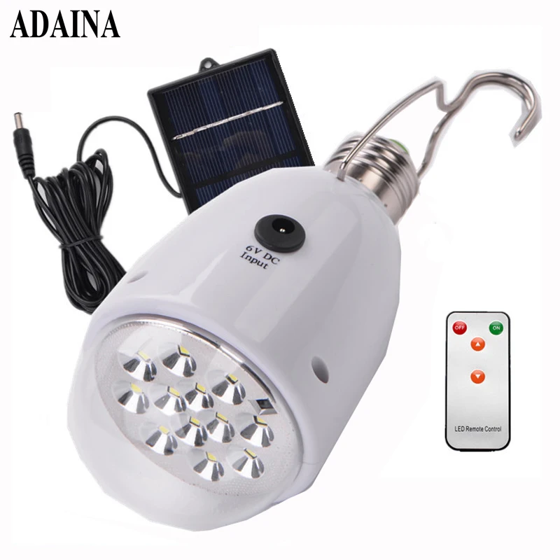 Remote Control IP65 Garden Solar Panel Leds Lamps Outdoor Emergency LED Light For Home