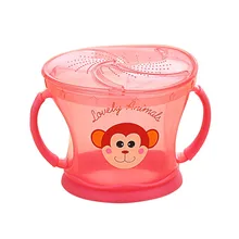 Чашка для закусок детские чашки для кормления детская миска Дети для кормления миска для перекуса контейнер для хранения силиконовые чашки