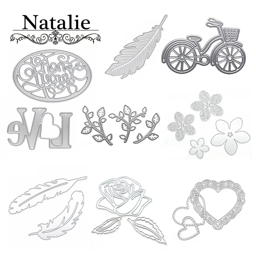 

Common Metal Cutting Dies Scrapbooking DIY Embossing For Paper Happy Birthday Card Gift Box Die Cut