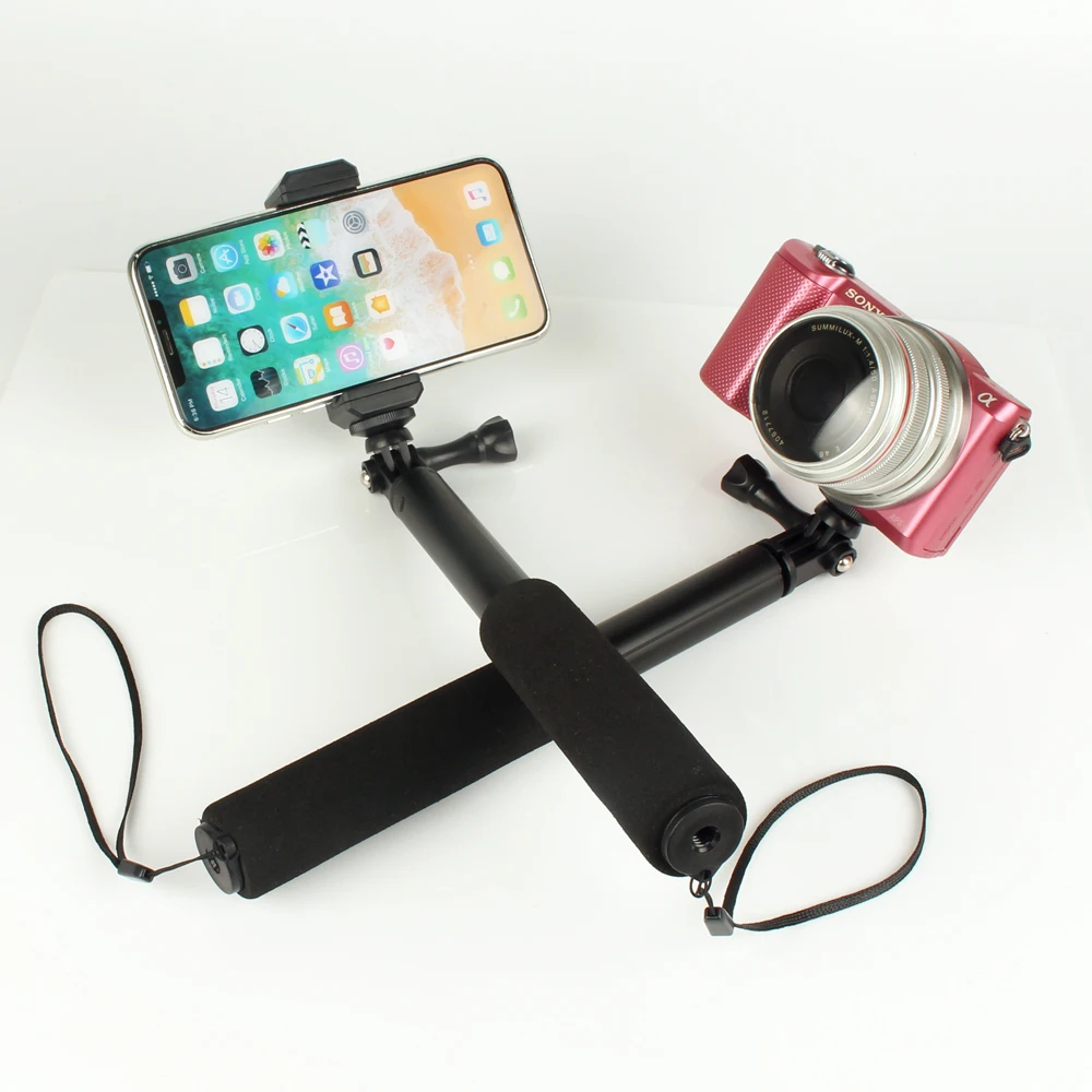 

Mini Set Selfie Stick Tripod Monopod for smartphone for Sony X3000 AS300 AS200 AS50 AS30 AS15 RX0 AZ1 POV Action Cam Camera