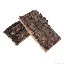 Roedor 1 Pc Natural Decoração Aranha Lagarto Réptil Habitat Esconder Escalada Plataforma de Casca de Árvore