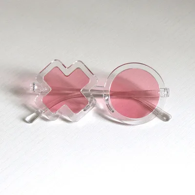 Детские очки ins с модные солнцезащитные очки для малышей мальчиков и девочек УФ XO буквы солнцезащитные очки модные милые