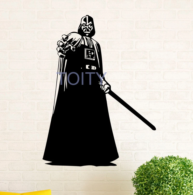 Darth Vader Vinyl Decal Star Wars Wall Sticker Home Bedroom Kids Room
