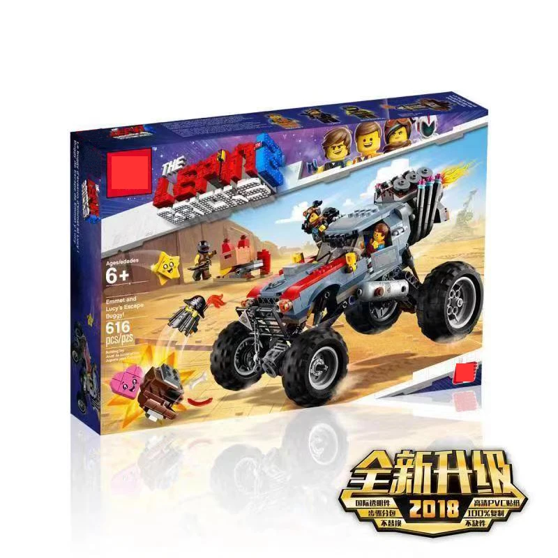

45008 New 2019 Movies Series Emmet & Lucy's Escape Buggy Building Blocks Bricks child DIY Toys Compatible With Legoings Movies 2
