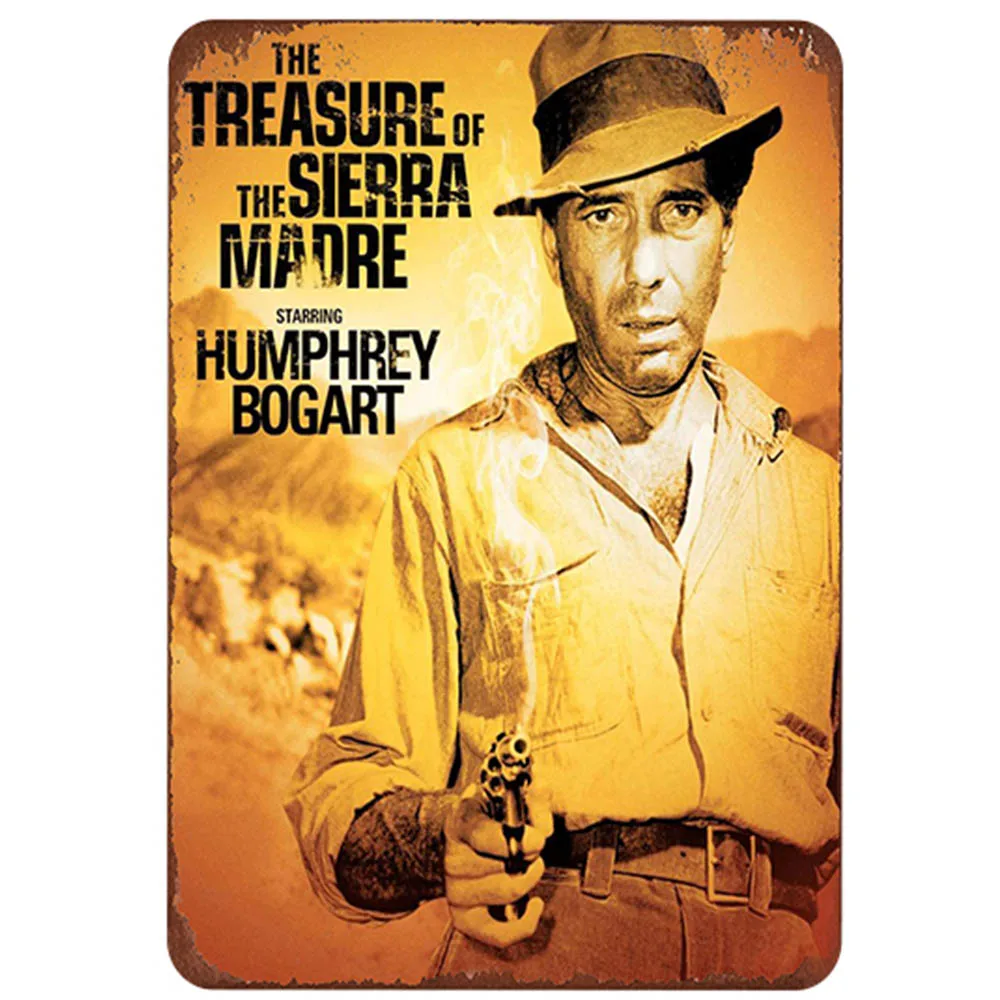 Классический плакат Humphrey Bogart металлические жестяные знаки настенный Декор для