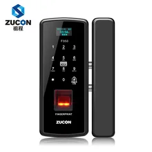 Оптический умный пароль отпечатка пальца карты rfid для распашных стеклянных дверец дверные ручки замок