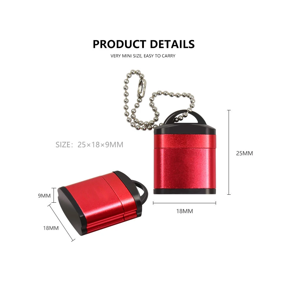 Маленький мини USB кард-ридер для micro sd TF карт, цветной кард-ридер для карт памяти, высокоскоростное считывание карт,, micro sd usb 2,0