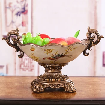 

ceramic fruit plate decoration Howard American bird Home Furnishing coffee table named Lindsey fashion accessories
