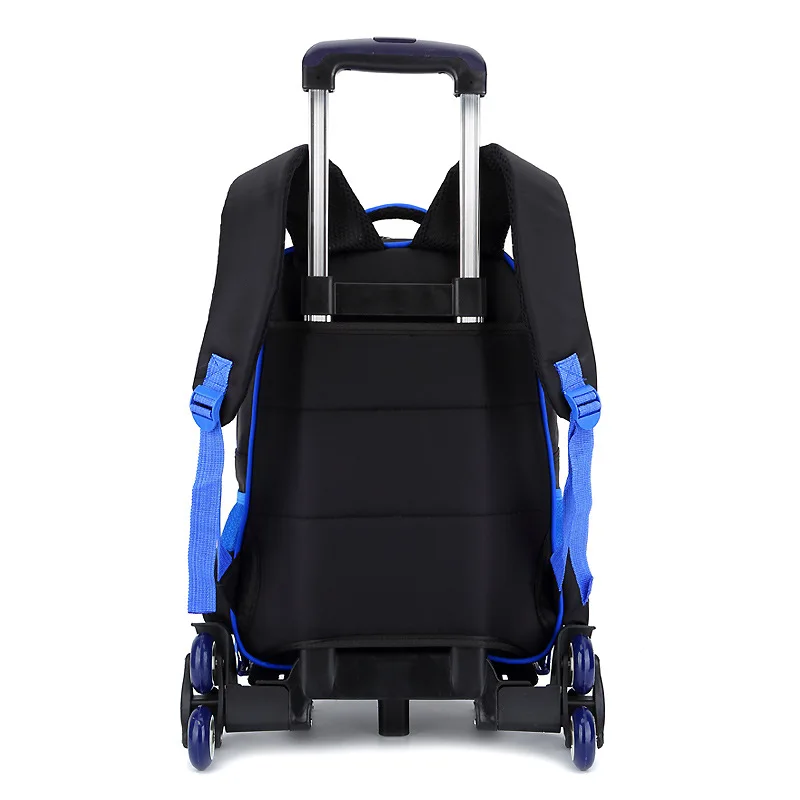 Дети Тележка ранцы для подростка съемный рюкзак Bookbags Дети Мультфильм Ортопедические сумка Mochila Infantil Sac Dos