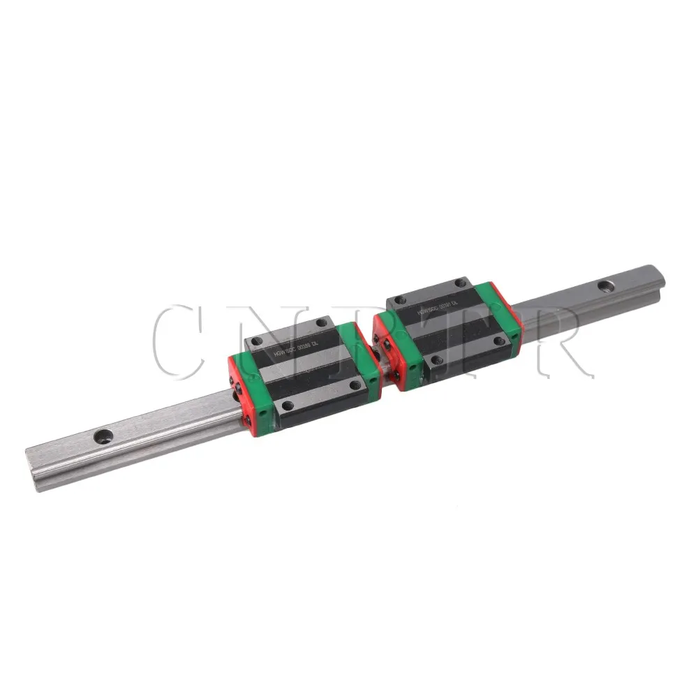 

CNBTR300mm Length HG15 Linear Rail Guide with 2Pcs 47mm Width HGW15CC Guide Rail Sliding Block for 3D Printer and Linear Motion
