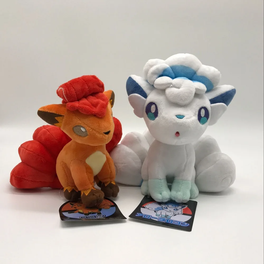 2X Vulpix &amp Alolan плюшевый вульпикс мягкая игрушка кукла Тедди 8 5&quot|Персонажи