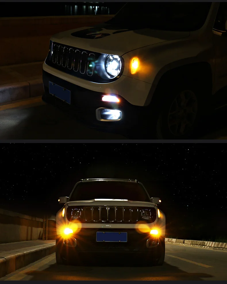 СВЕТОДИОДНЫЙ ПОВОРОТНЫЙ сигнальный фонарь Fender/свет для Jeep Renegade Z2AF092