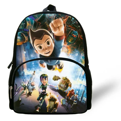 12-дюймовый Mochila Escolar Astro Boy Рюкзак школьный мультфильм Astro Boy школьная сумка дети мальчик Книга сумка От 1 до 6 лет - Цвет: Армейский зеленый