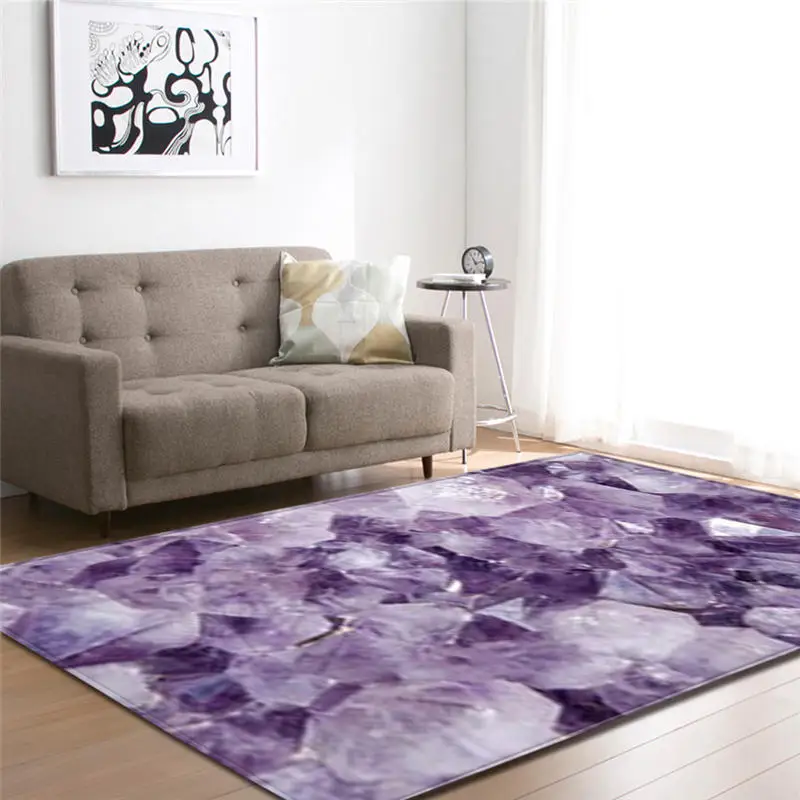 Современный камень текстура Печатный ковер для гостиной противоскользящие мягкие детские спальни коврики для кухни большой размер Домашний ковер