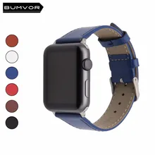 BUMVOR High quality Leather loop for iWatch 4 40mm 44mm Sports Strap Single Tour band for Apple watch 42mm 38mm Series 1&2&3