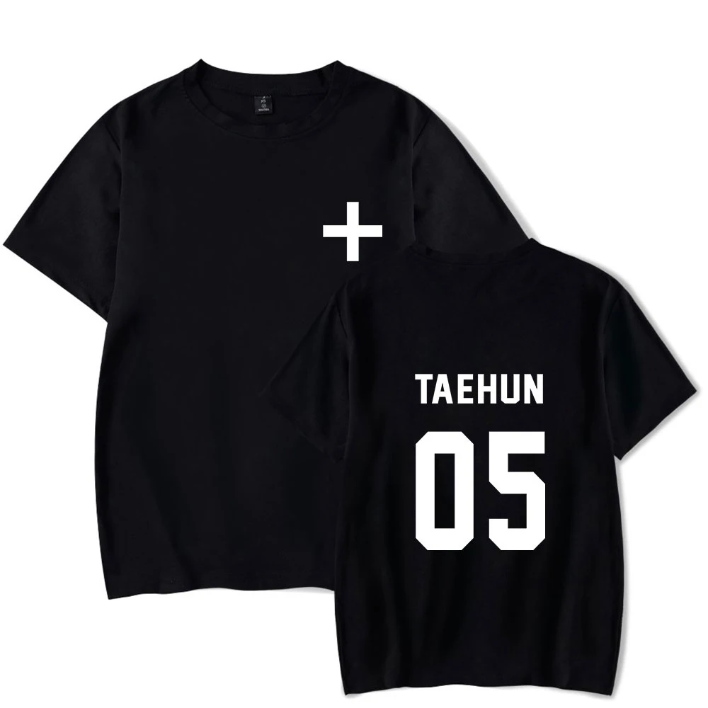 Summer Men Clothing 2019 Tomorrow X Together T Shirts Hot Sale Short Sleeves Txt Tshirt Kpop Korean Style Clothing Plus Size