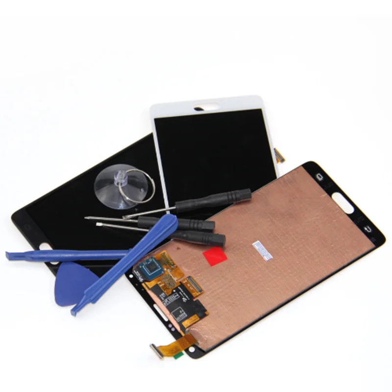 Для samsung Galaxy Note 4 lcd N9100 N910T N910P N910A N910F N910V дисплей сенсорный экран дигитайзер|Экраны