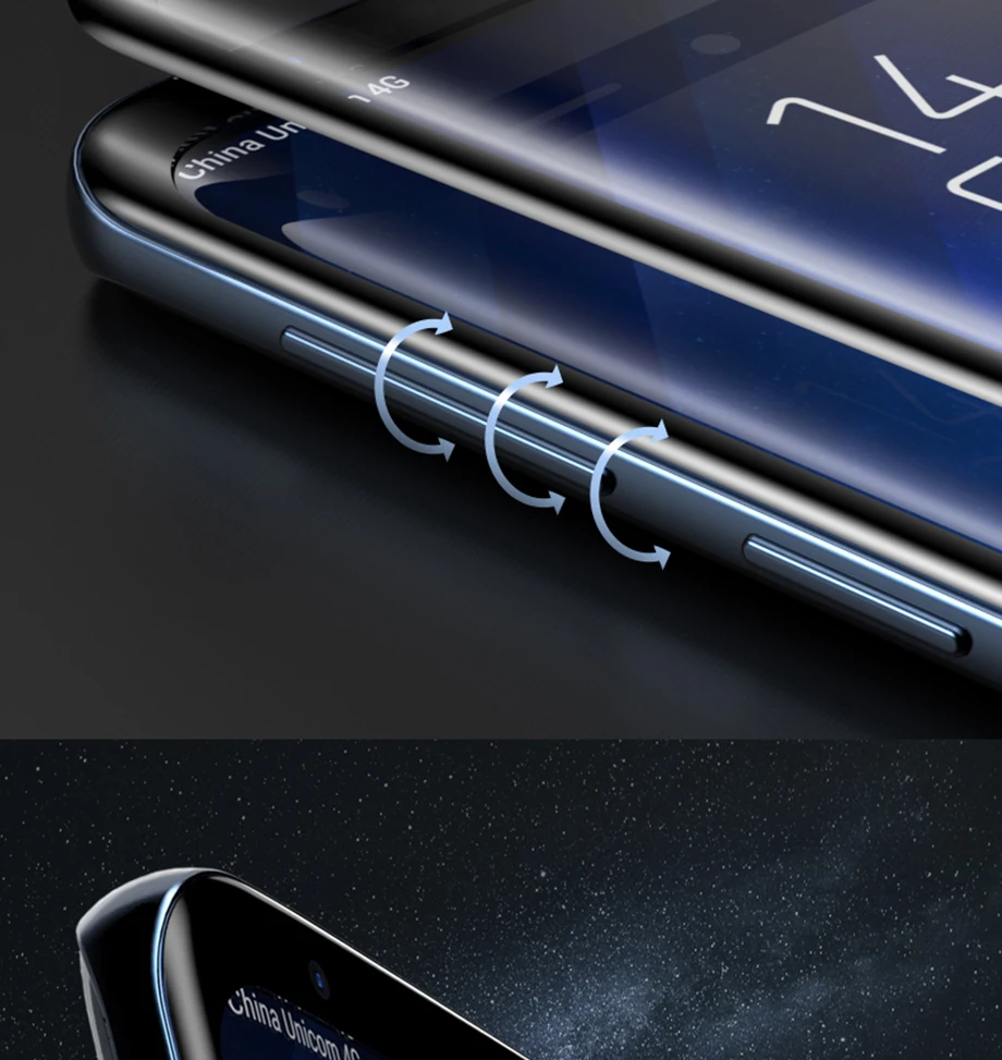 YOYIC 6D полное покрытие из закаленного стекла пленка для samsung Galaxy S9 S8 Plus Note 8 9 Защитное стекло для экрана для samsung S6 S7 Edge