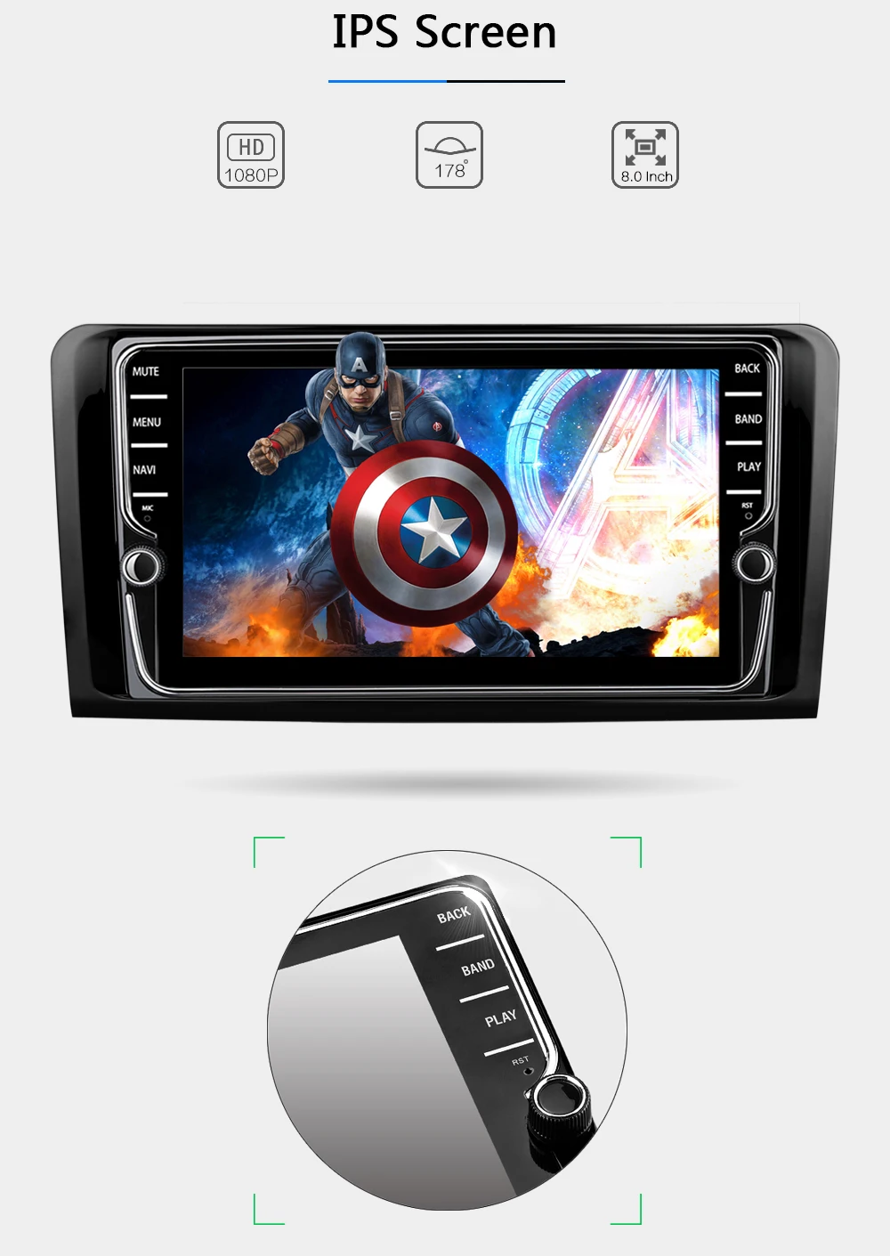 Top Funrover IPS 2 Din Car Multimedia gps player Android 8.0 DVD Radio Player For Mercedes/Benz/ML/GL CLASS W164 ML350 ML500 GL320 6
