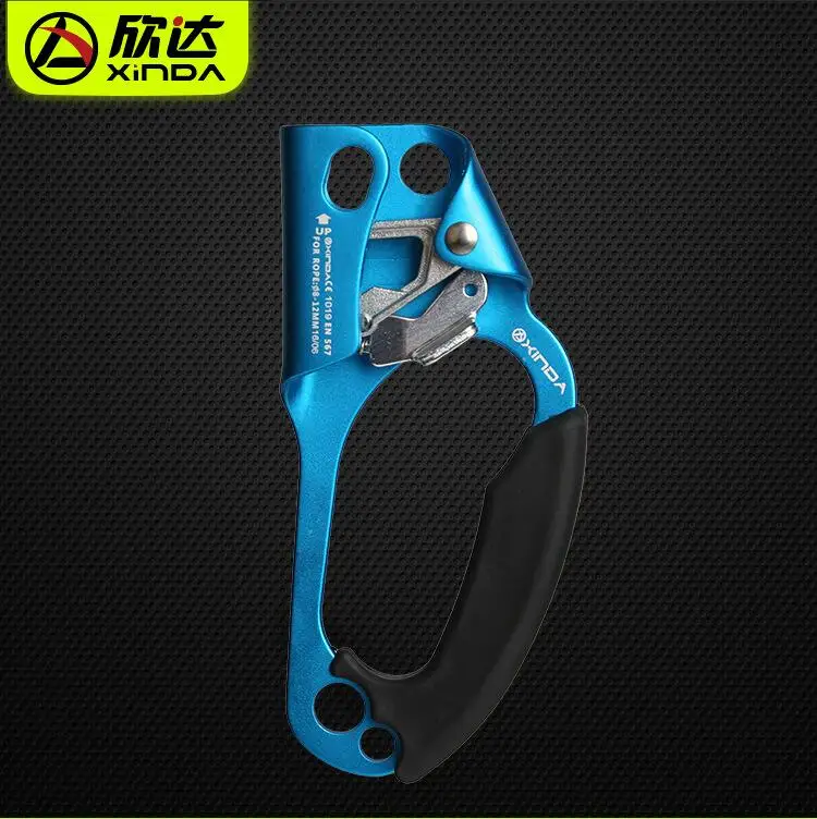 XINDA Outdoor mountaineering Jumar Handheld risers rock climbing