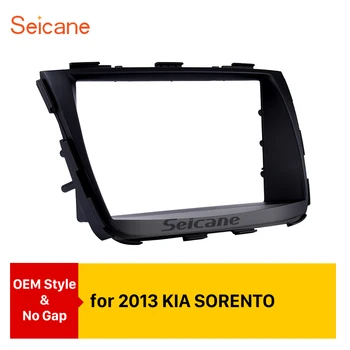 

Seicane Car Radio Fascia DVD Player Dash Installation Kit Face Plate Panel Trim Frame For 2013 KIA SORENTO Cerato Bezel
