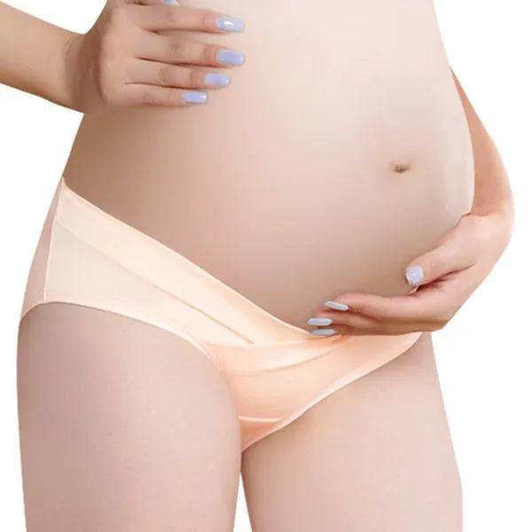 

Women Panties Lingerie Underwear Cotton Pregnant Knickers Solid Seamless Stretch Briefs New Arrival