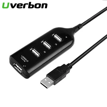 

Mini USB Hub 2.0 Multi USB 2.0 Hub USB Splitter High Speed 4 Ports Hab Card Reader All In One For PC Computer Accessories