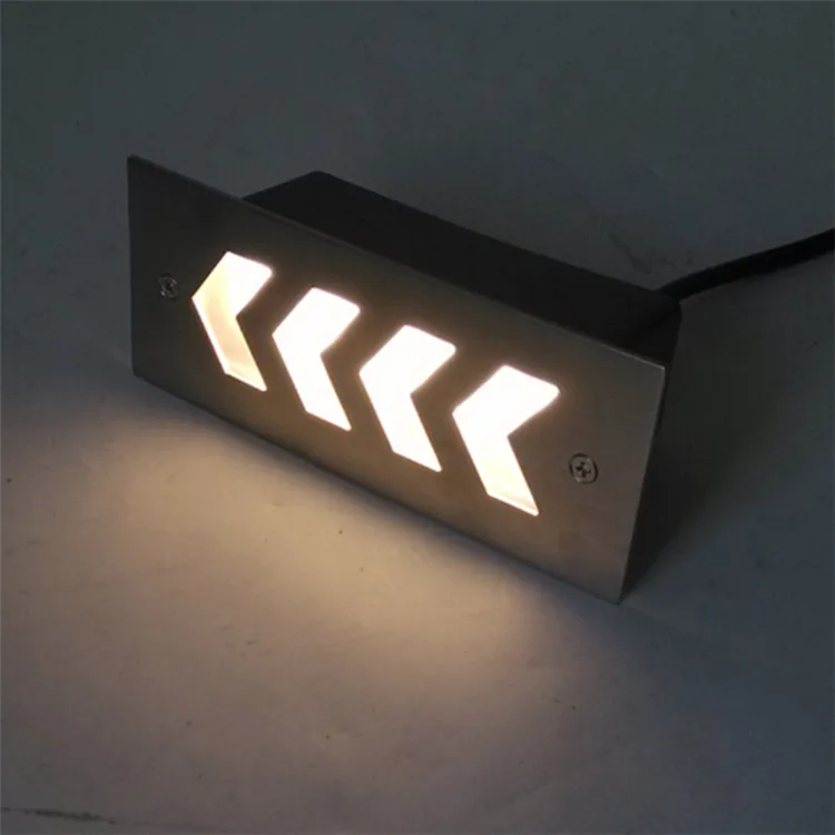 Lâmpada de Canto Luz das Escadas Frete Grátis Levou Parede 3*3 w Recesso Passo 85-265 v - Dc12v Porão Porch Caminho Stairway Lâmpada Dhl 11 Cheap Lâmpadas subterrâneas