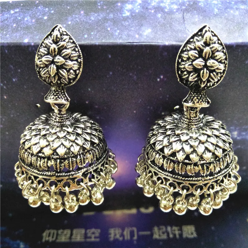 LosoDo шикарные круглые Модные женские серьги ручной работы JhumKi Бангладеш