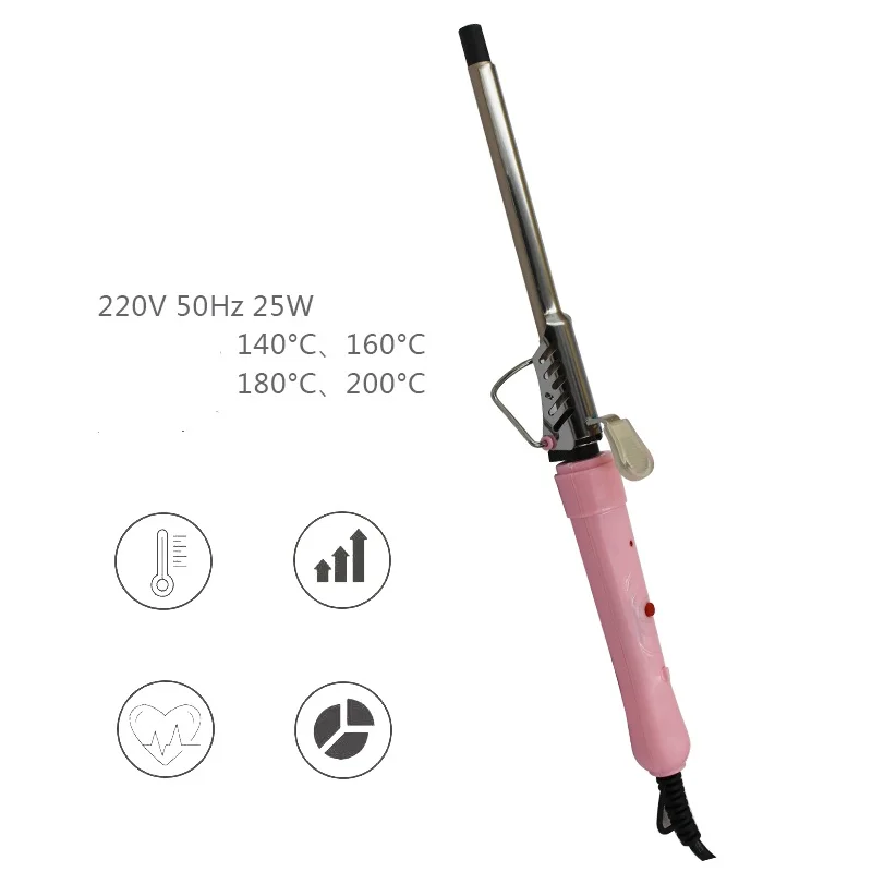 

9mm 360 degrees Rotating Electric Hair Salon Curler Tool Ceramic Curling Iron Wand newest