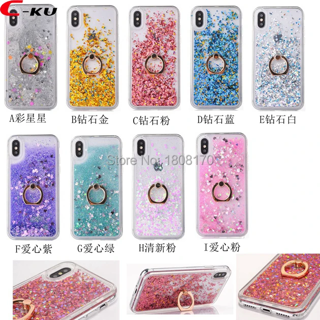 Чехол из ТПУ для IPhone X 8 7 6 6S Plus 5 5S SE Diamond Lover Dynamic Glitter Cover 1 шт.|case for iphone|tpu casecase plus |