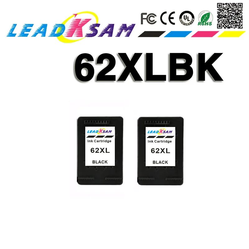 62XL Черный чернильный картридж для 62 Comatible hp62 Envy 5640 OfficeJet 200 5540 5740 5542 7640|Чернильные