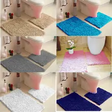 2 шт барабанный твист коврик для ванной пьедестал коврик нескользящий 2 шт набор для ванной комнаты и туалета