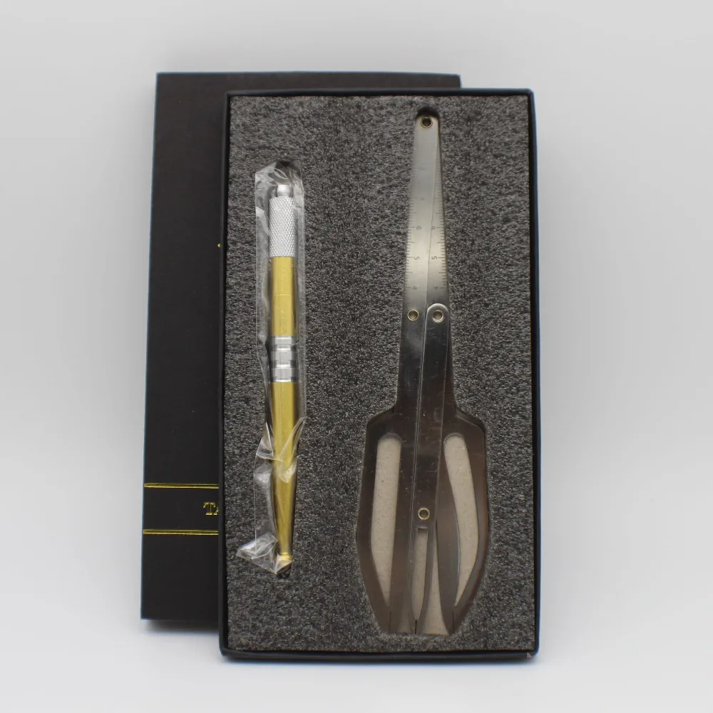 

1 pcs Calipers Stencil For Microblading Permanent Makeup Design Golden Ratio Measure Calipers Stencil For Microblading