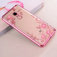 

5.5"Tpu Soft silicone Cover For Xiaomi Redmi Note 4X Case Royal Luxury plating Diamond Housing For Xiaomi Redmi Note 4 X Capa 32