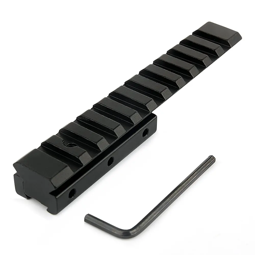 UniqueFire 125mm Long 11 Slots Extension 11mm to 20mm Range Compatible Mounting plate for Picatinny Weaver Rail Mount | Лампы и