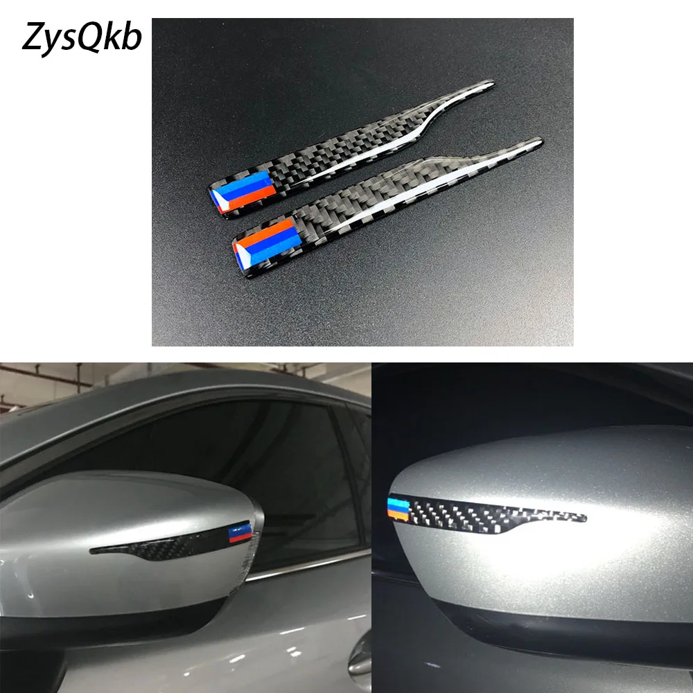 Углеродное волокно зеркало заднего вида анти потертые защитные полоски для bmw e90