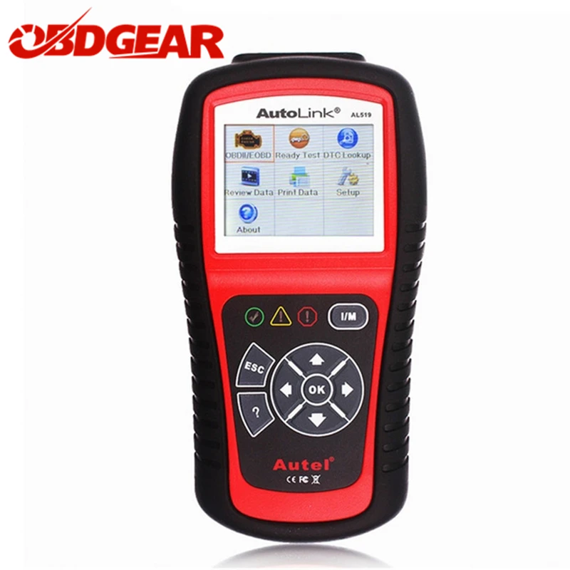 

Autel AutoLink AL519 Auto Scanner OBD2 EOBD Car Code Reader Scanner Automotive Diagnostic Scan Tool Support Multi-Language