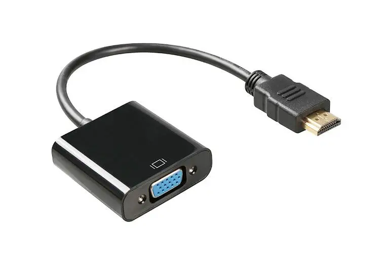 10 шт. HDMI штекер для вставной конвертер для VGA с аудио кабелем для компьютера все-в-одном ПК ноутбук Настольный до 1080 P HDTV монитор дисплей