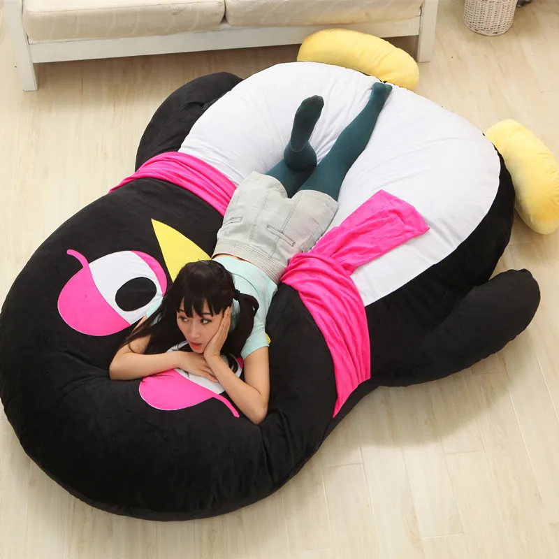 Kawaii Soft Cartoon Penguin Plush Beanbag Anime Sleeping Bag Leisure