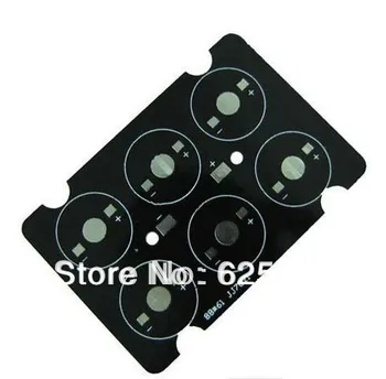 

2pcs 88mm x 61mm Aluminium PCB Circuit Board for 6PCS x 1W,3W In Series